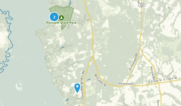 Pinewood, Caroline du Sud Map