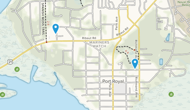 Port Royal, South Carolina Map