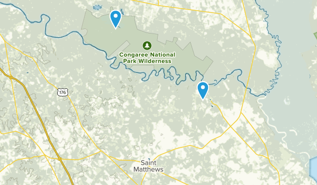 St. Matthews, Carolina del Sur Map