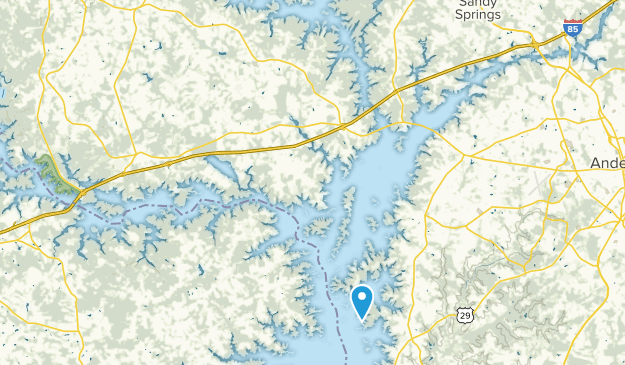 Townville, Caroline du Sud Map