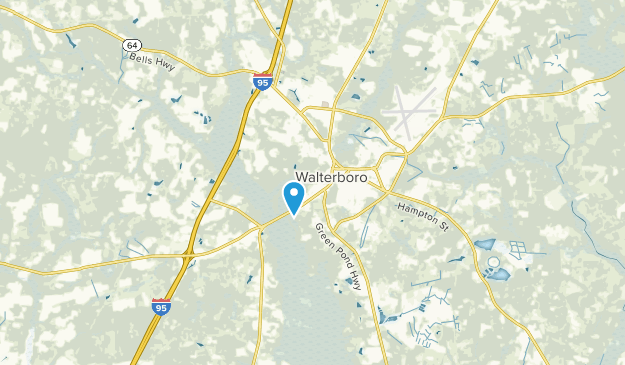 Walterboro, South Carolina Map