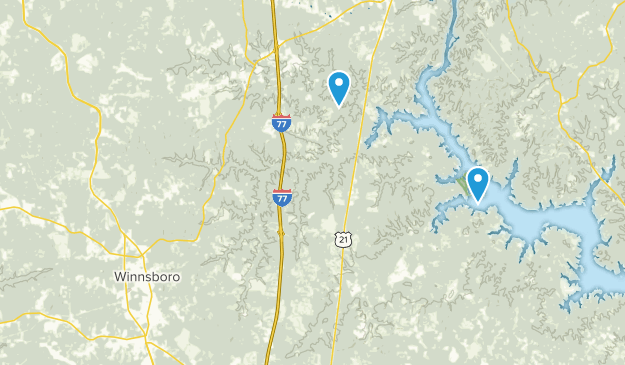 Winnsboro, South Carolina Map