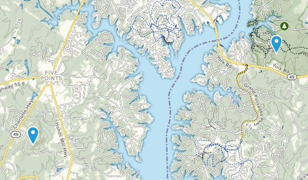 York, South Carolina Map