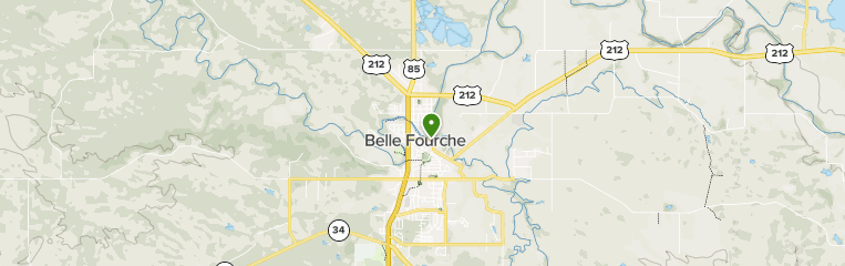 Trails near Belle Fourche, South Dakota