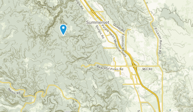 Blackhawk, South Dakota Map