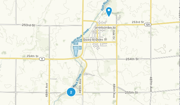 Garretson, South Dakota Map
