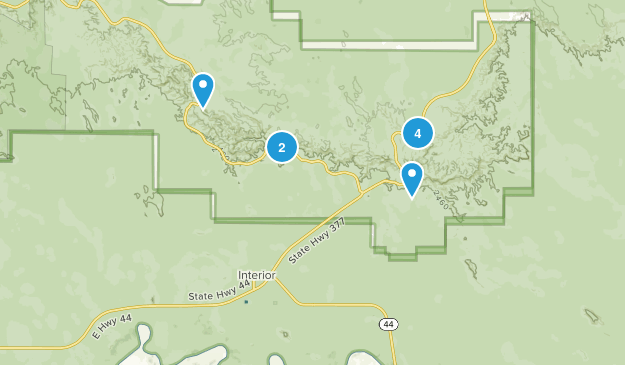 Interior, South Dakota Map