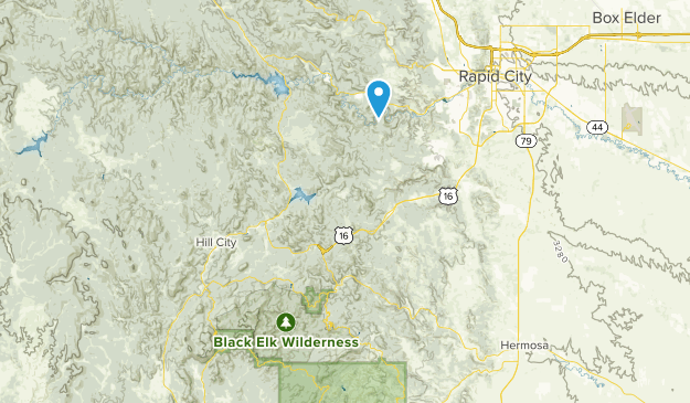 Mount Rushmore, South Dakota Map