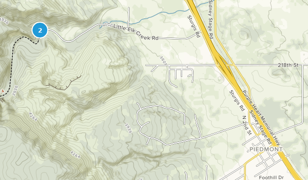 Piedmont, Dakota du Sud Map