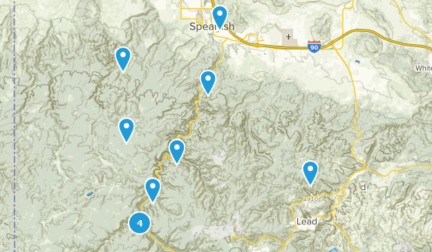 Spearfish, South Dakota Map