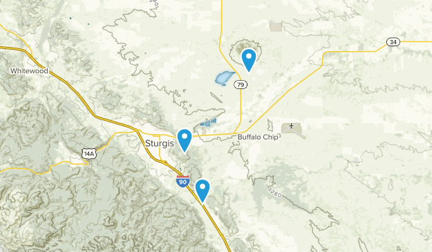 Sturgis, South Dakota Map