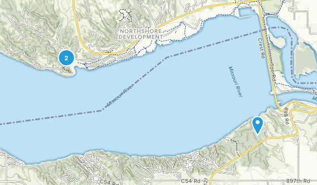 Yankton, South Dakota Map