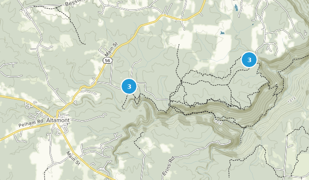 Altamont, Tennessee Map