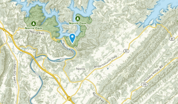 Andersonville, Tennessee Map