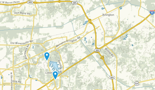 Arlington, Tennessee Map