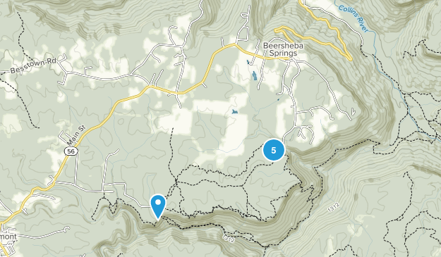 Beersheba Springs, Tennessee Map