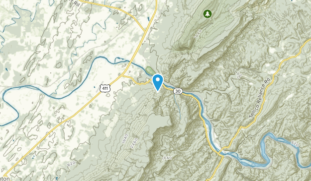 Benton, Tennessee Map