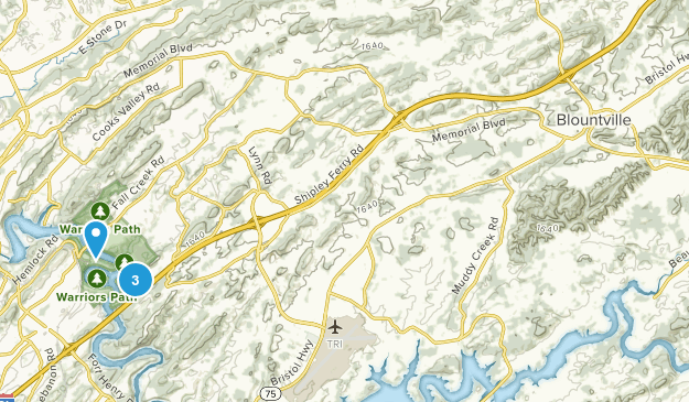 Blountville, Tennessee Map