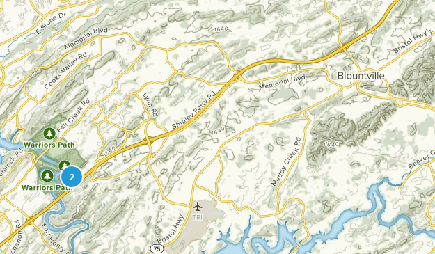 Blountville, Tennessee Map