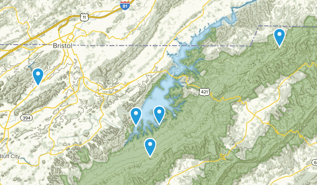 Bristol, Tennessee Map