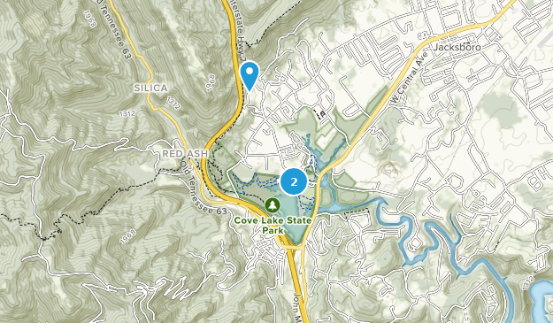 Caryville, Tennessee Map