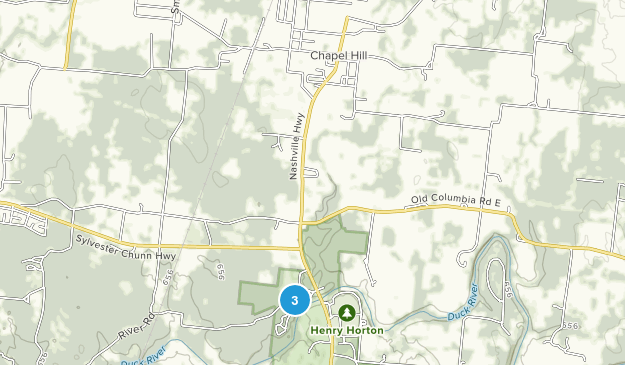 Chapel Hill, Tennessee Map
