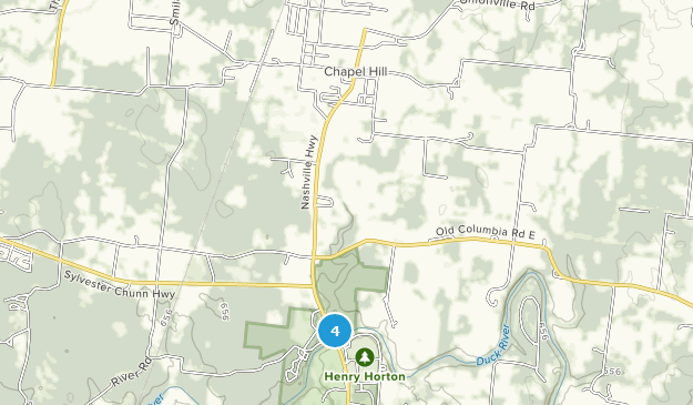Chapel Hill, Tennessee Map