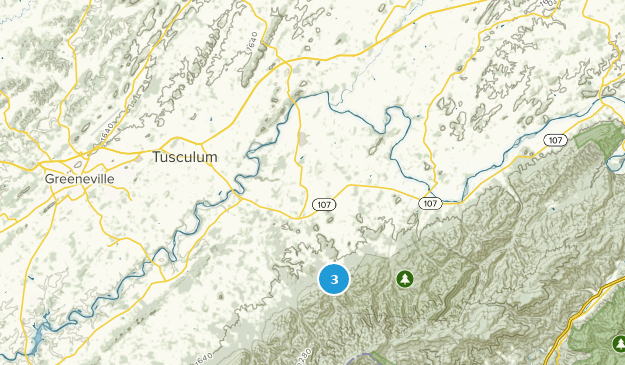 Chuckey, Tennessee Map