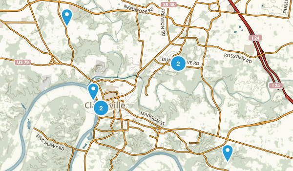 Clarksville, Tennessee Map