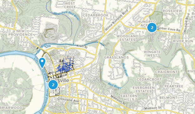Clarksville, Tennessee Map