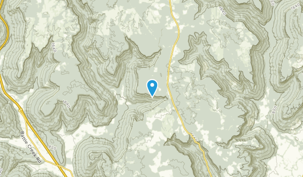 Comfort, Tennessee Map