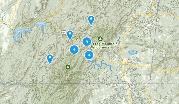 Copperhill, Tennessee Map