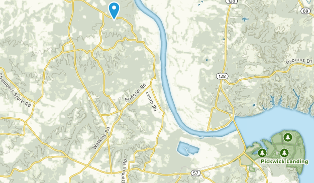 Counce, Tennessee Map