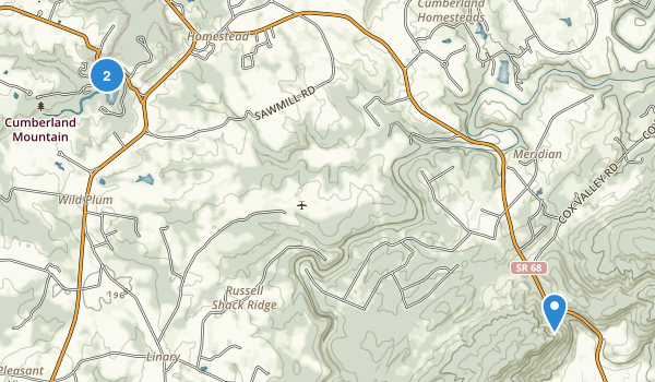 Crossville, Tennessee Map