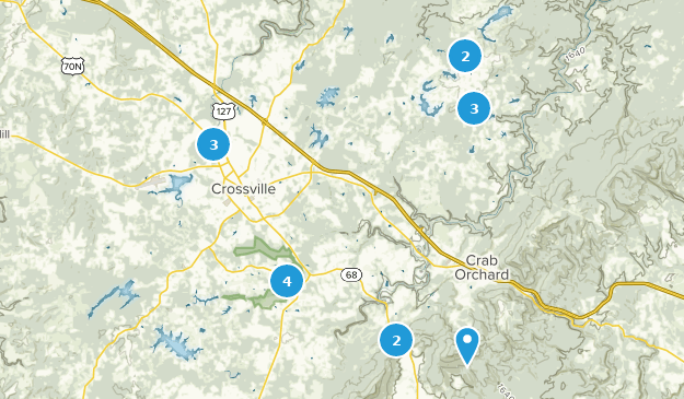 Crossville, Tennessee Map