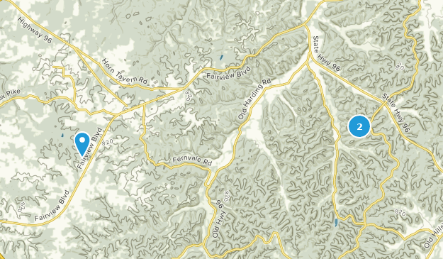 Fairview, Tennessee Map