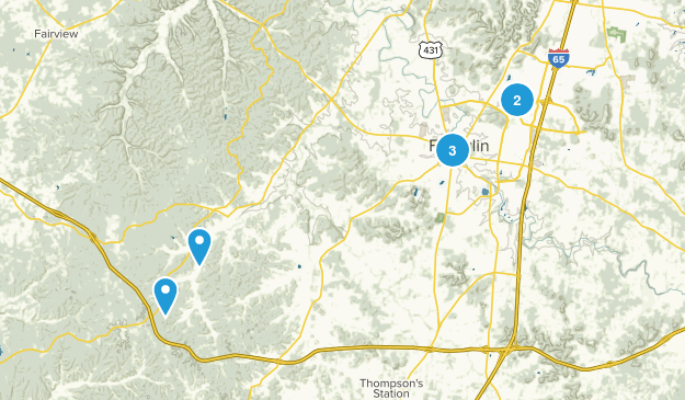 Franklin, Tennessee Map