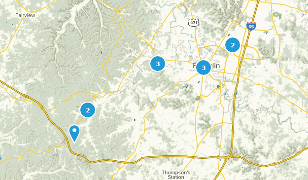 Franklin, Tennessee Map