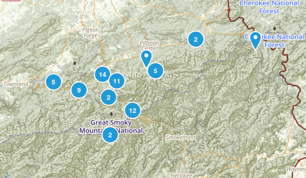 Gatlinburg, Tennessee Map