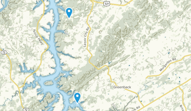Greenback, Tennessee Map