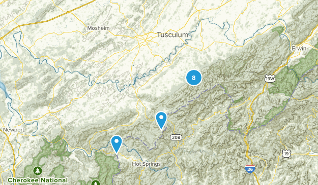 Greeneville, Tennessee Map