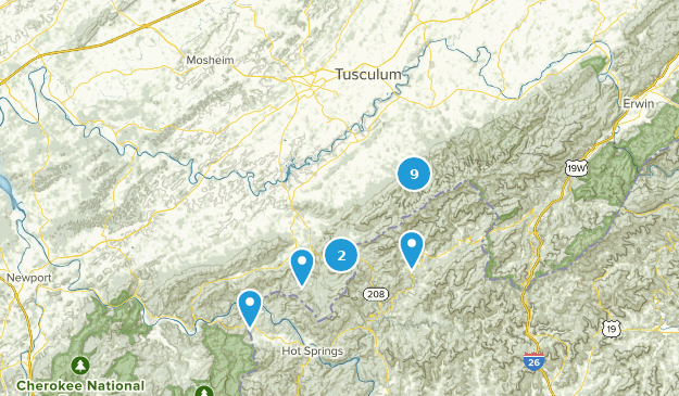 Greeneville, Tennessee Map
