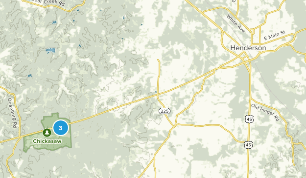 Henderson, Tennessee Map