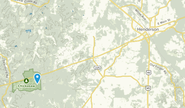 Henderson, Tennessee Map
