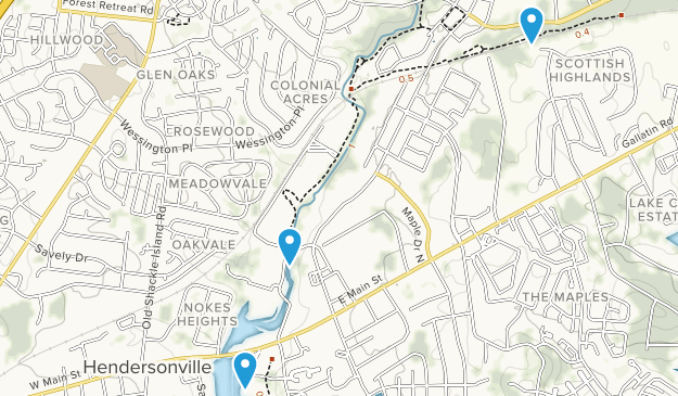 Hendersonville, Tennessee Map
