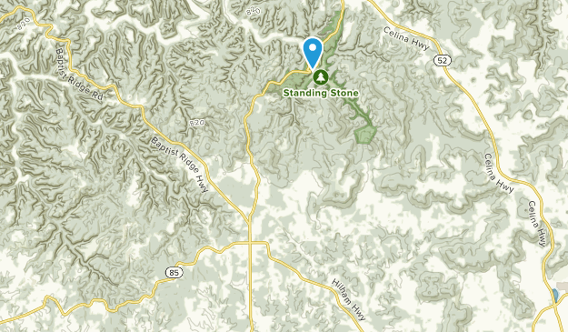 Hilham, Tennessee Map