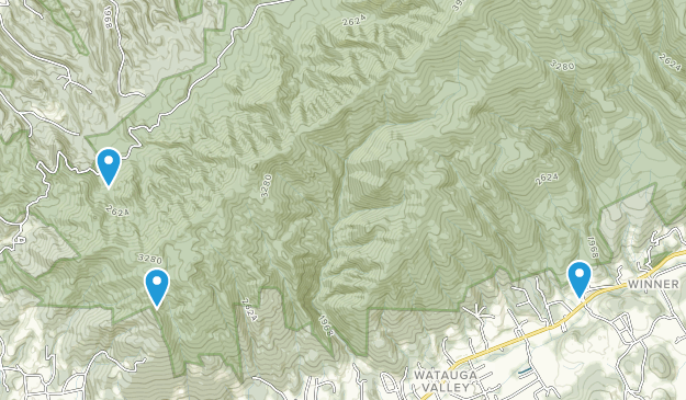 Hunter, Tennessee Map