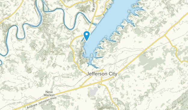 Jefferson City, Tennessee Map