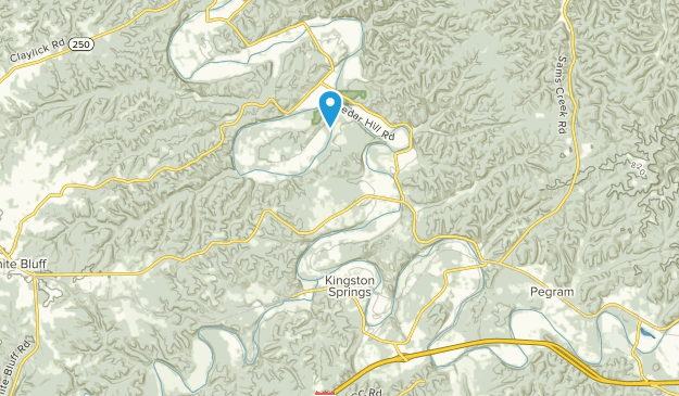 Kingston Springs, Tennessee Map