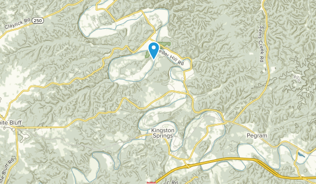 Kingston Springs, Tennessee Map